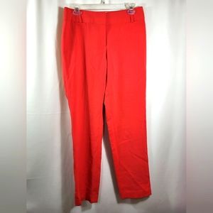 LOFT coral colored slacks women's 2  #1361
